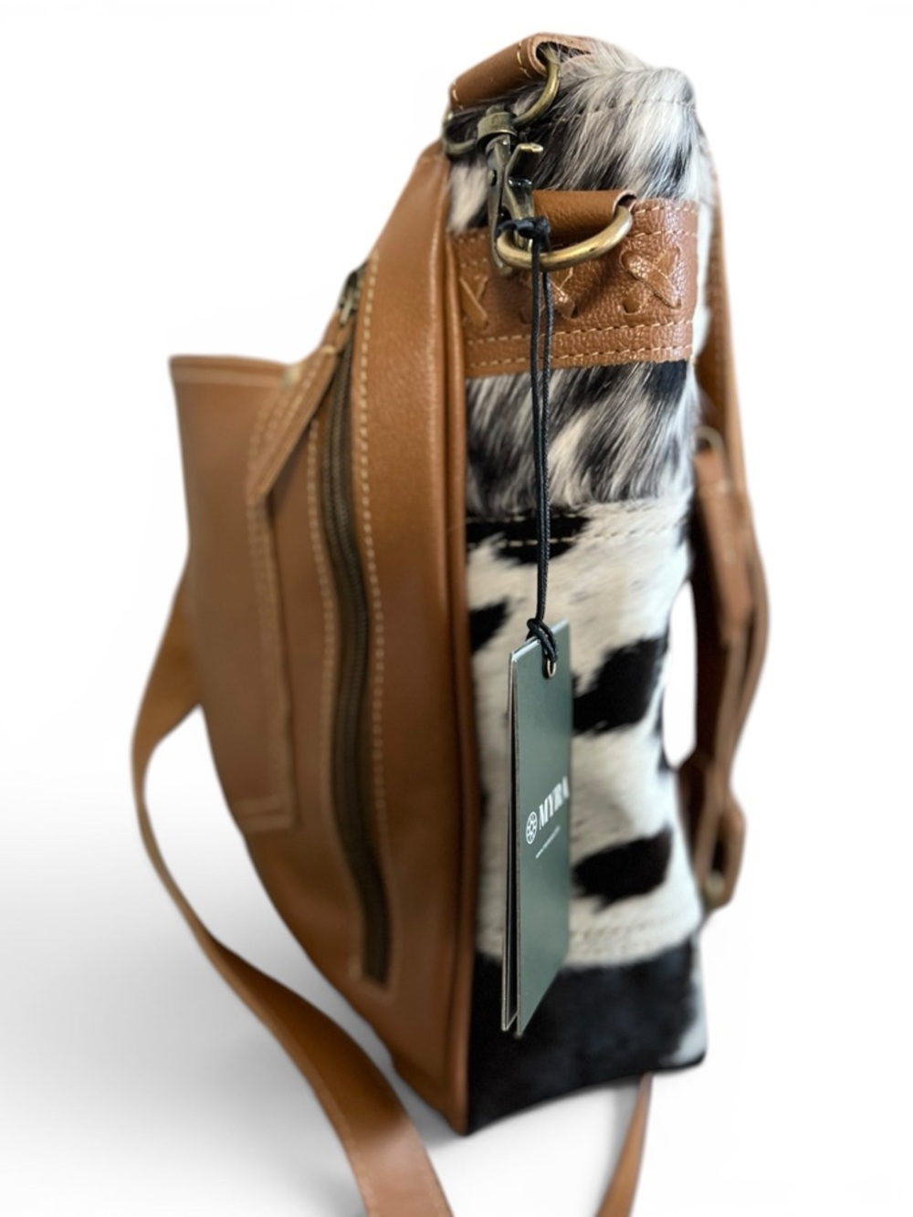 Myra Bag Purse Forester Junction Cowhide Tooled Leather Crossbody Conceal Carry - Picture 8 of 14